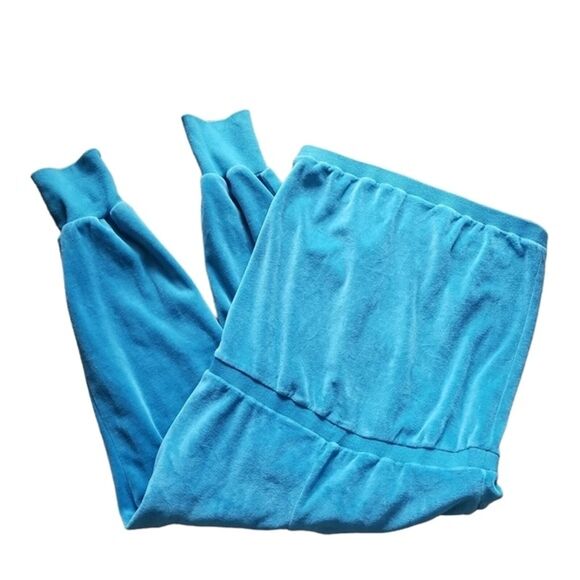 Marc Jacobs Turquoise Blue Velour Romper size Small - Picture 4 of 12